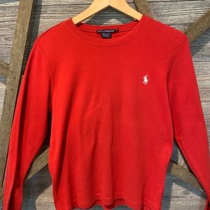 Ralph Lauren Red Long Sleeve Shirt